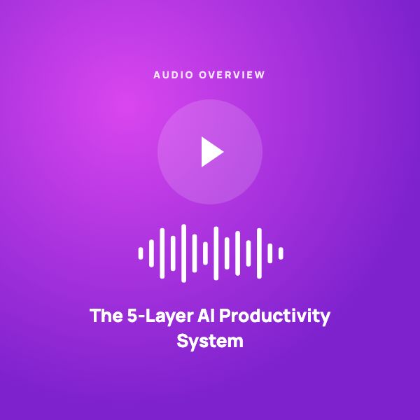 The 5-Layer AI Productivity System — Audio Overview