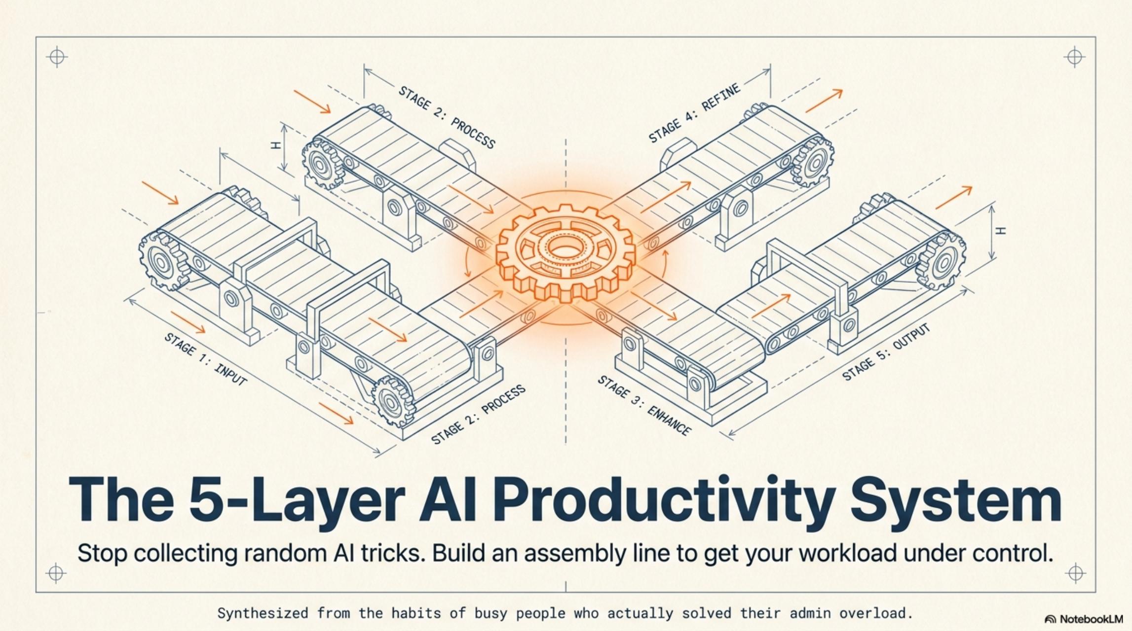 The 5-Layer AI Productivity System — Slide Deck / Cheat Sheet